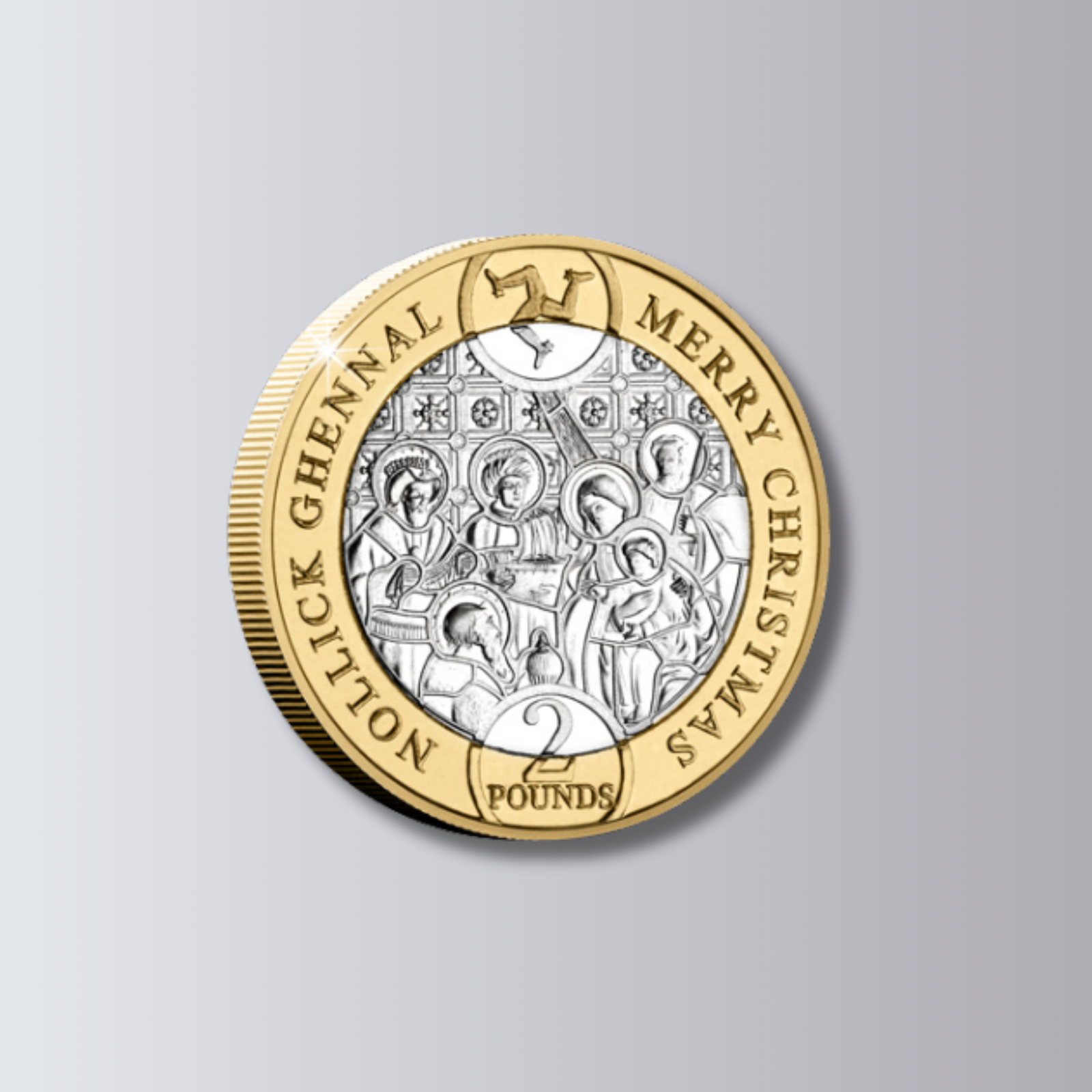Isle of Man 2023 Christmas £2 Coin