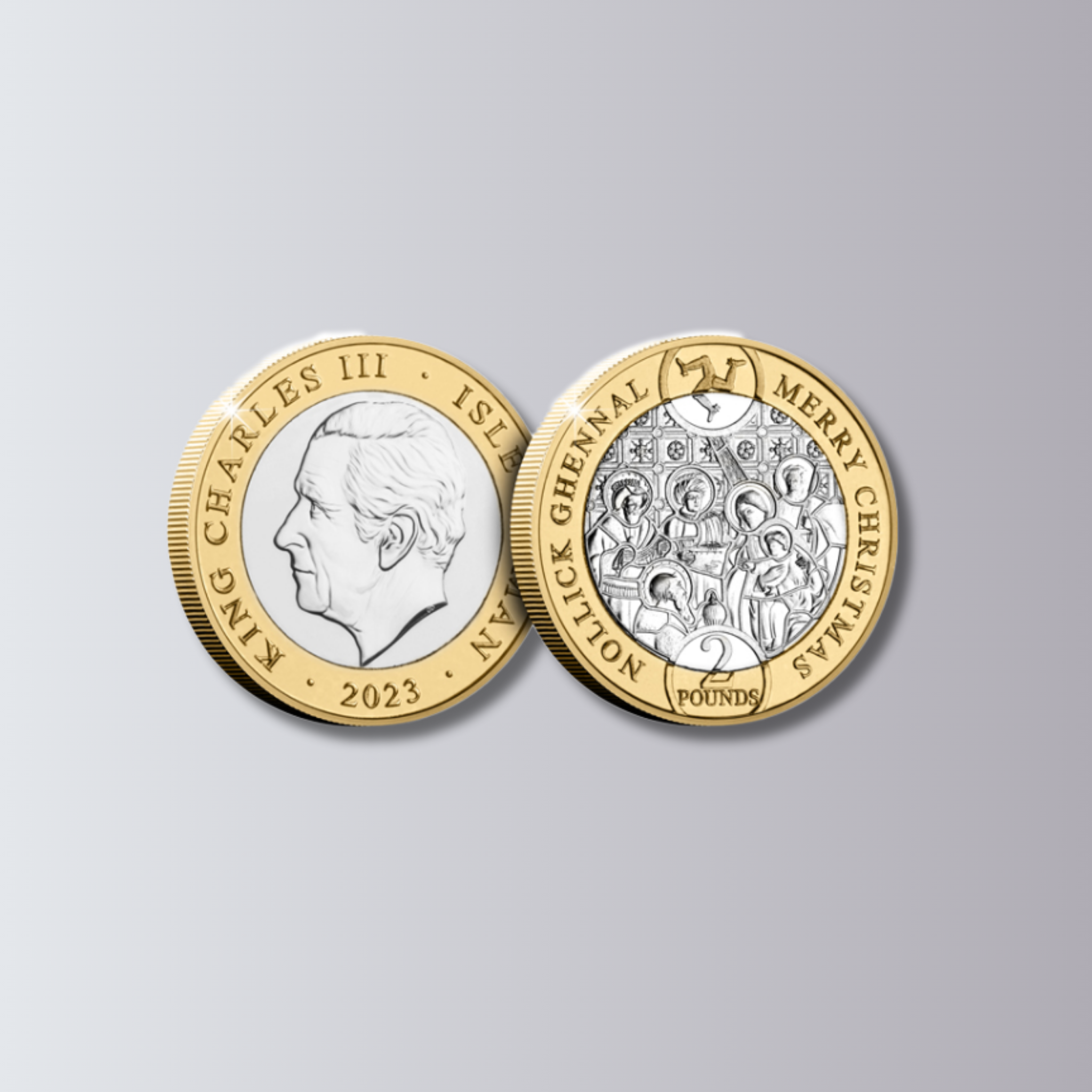 Isle of Man 2023 Christmas £2 Coin