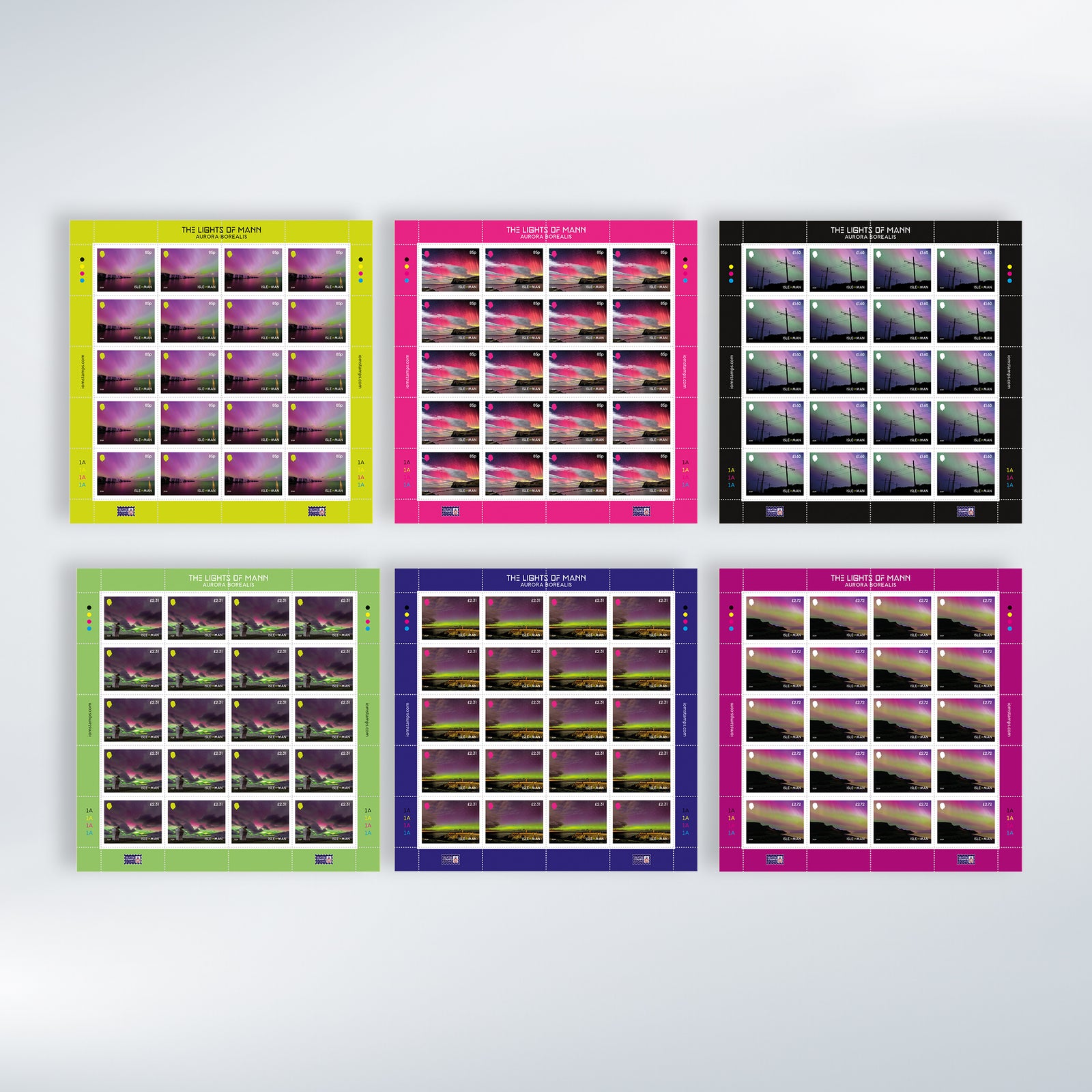 The Lights of Mann - Aurora Borealis Sheet Set