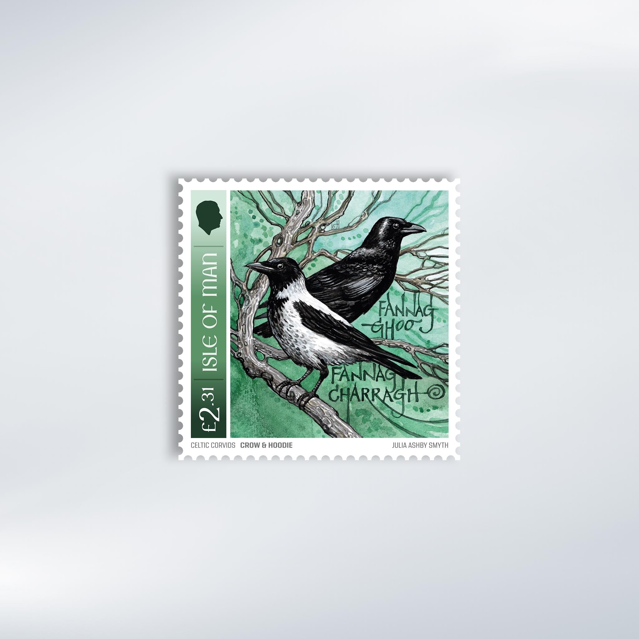 Celtic Corvids Set & Sheet Set