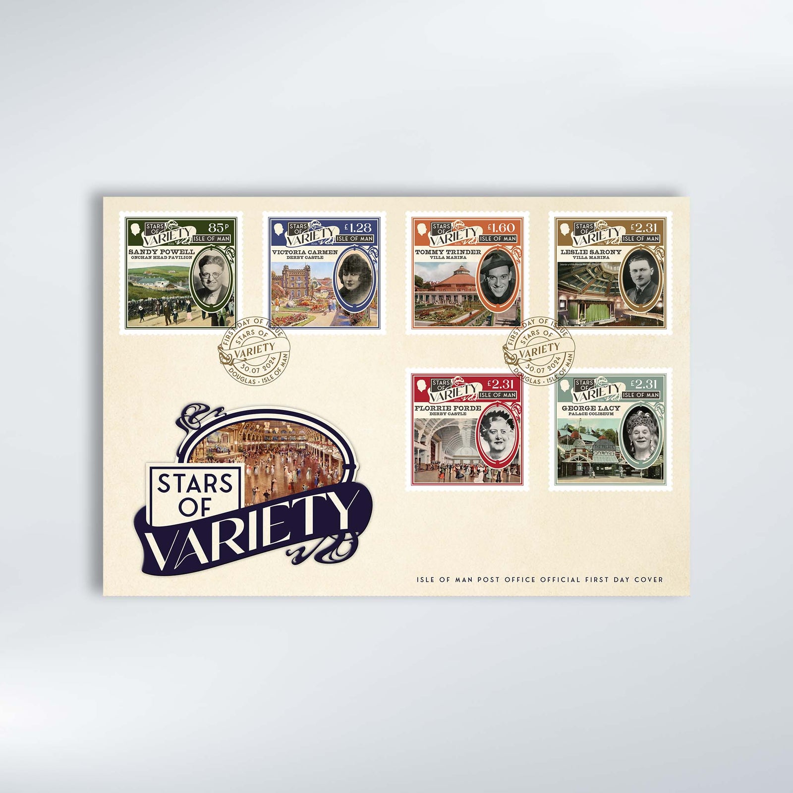 Stars of Variety First Day Cover