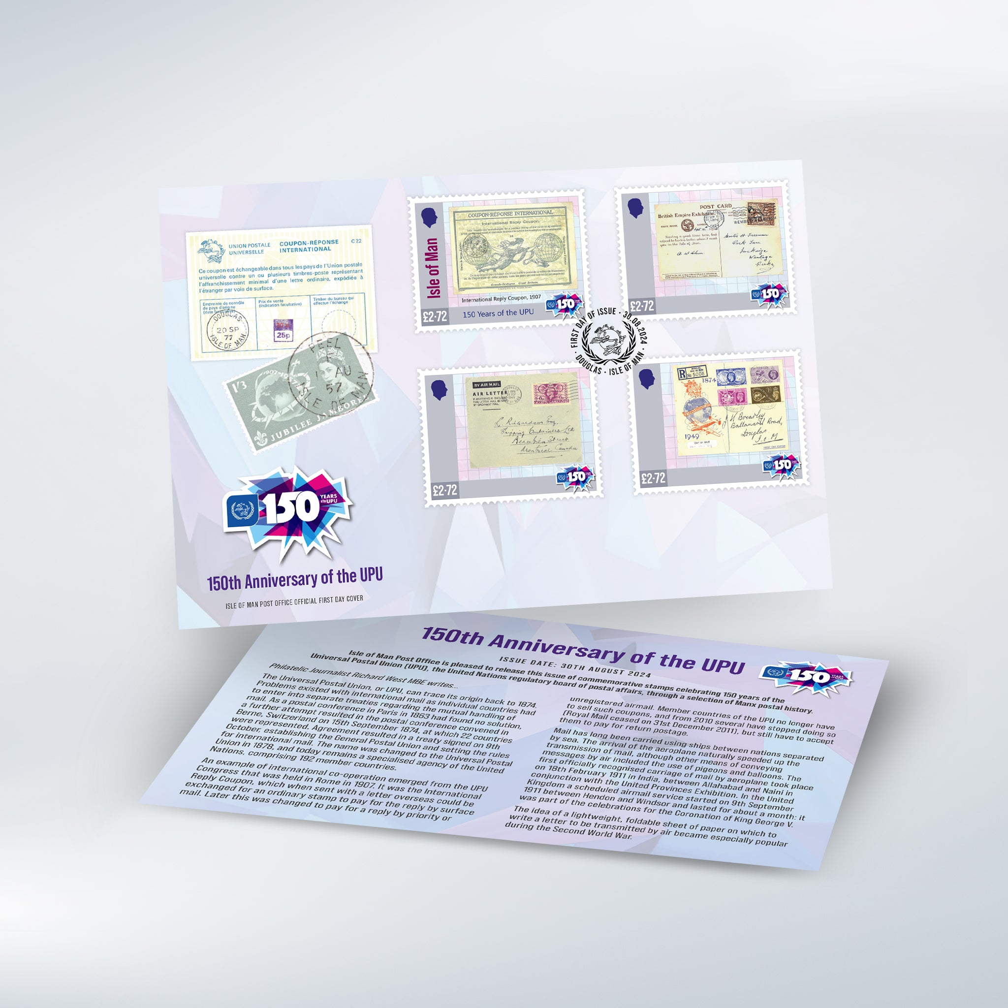 The 150th Anniversary of the UPU First Day Cover