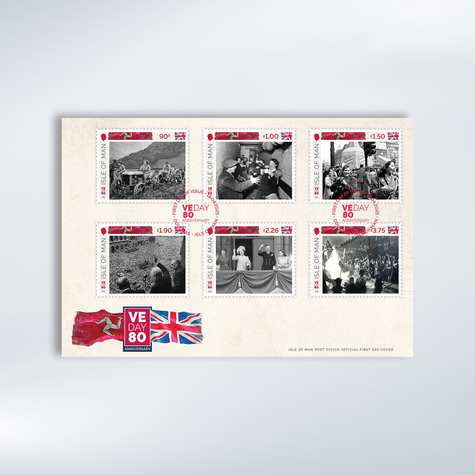 VE Day 80th Anniversary First Day Cover