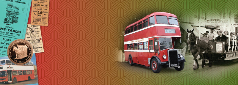 Manx Buses & Horse Tram anniversaries celebrated through new stamp collection in honour of visit by H.M. King Charles III Lord of Mann