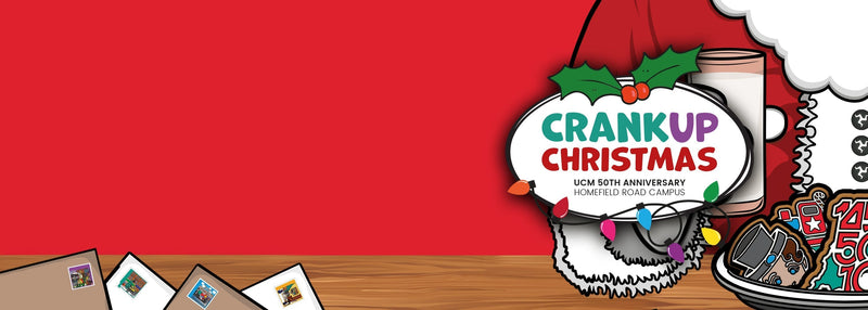 Isle of Man Post Office unveil Crank Up Christmas Stamps  Designed by UCM students and alumni