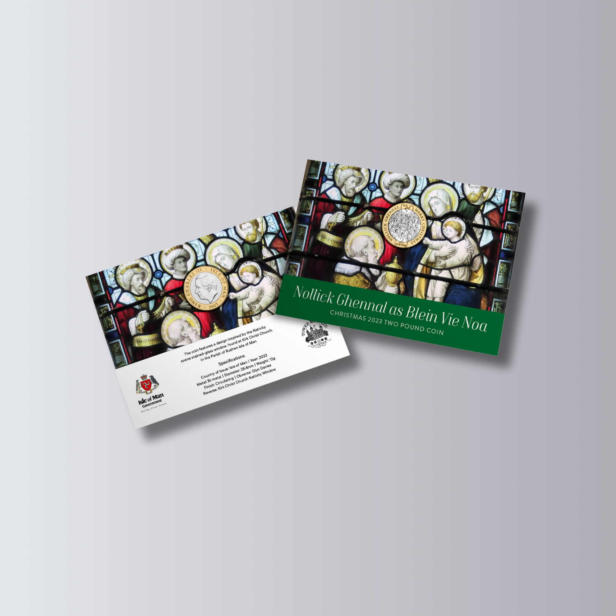 Isle of Man 2023 Christmas £2 Coin