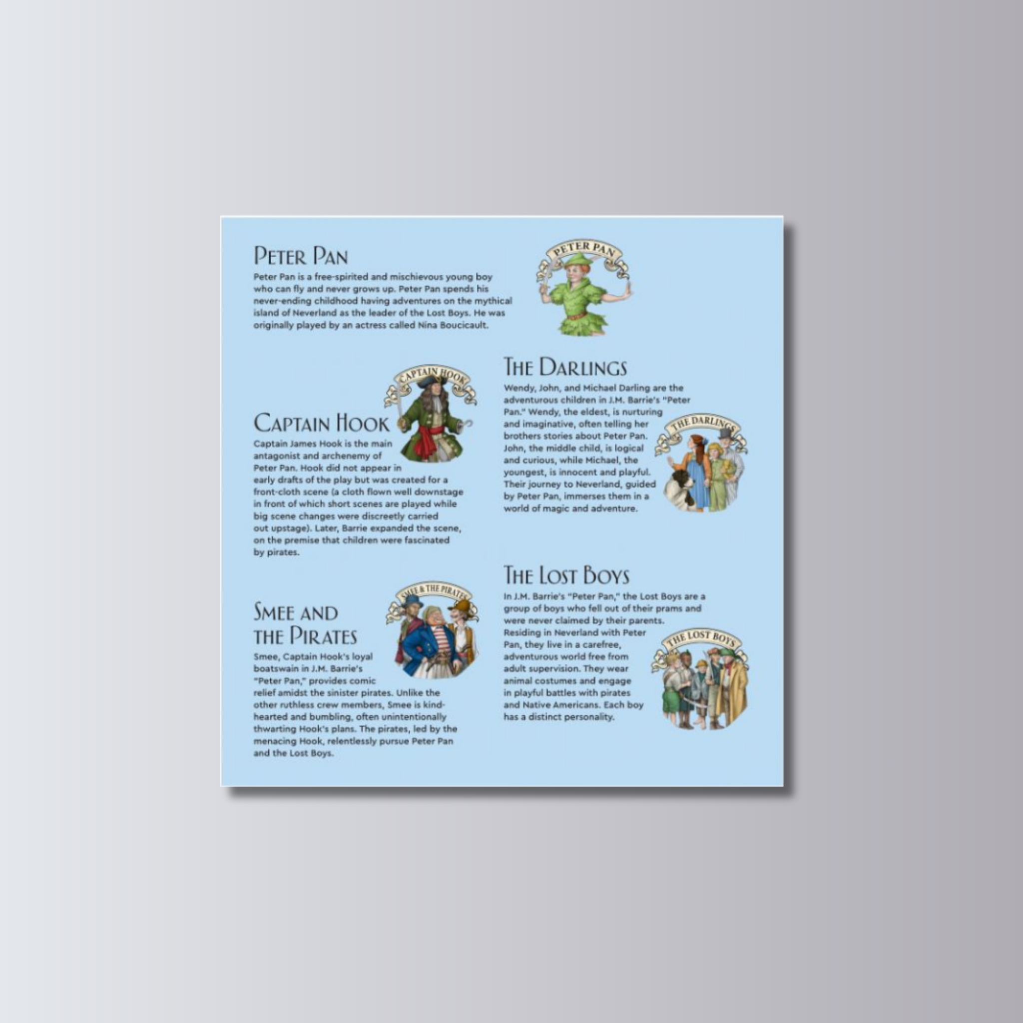 Peter Pan Part Three - Five 50p Coin Collection