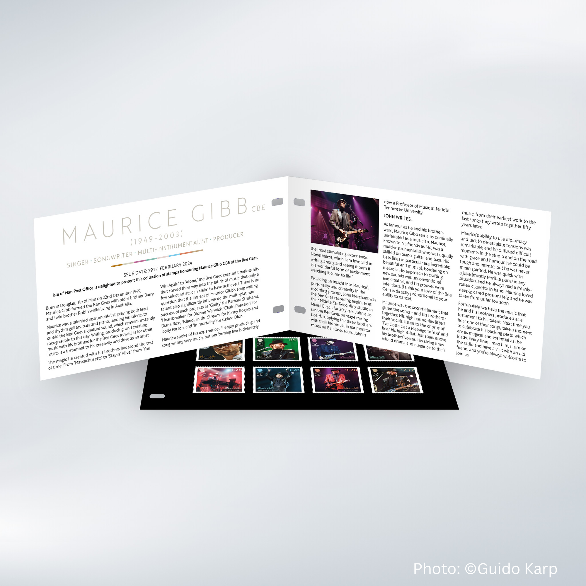 Maurice Gibb CBE Presentation Pack