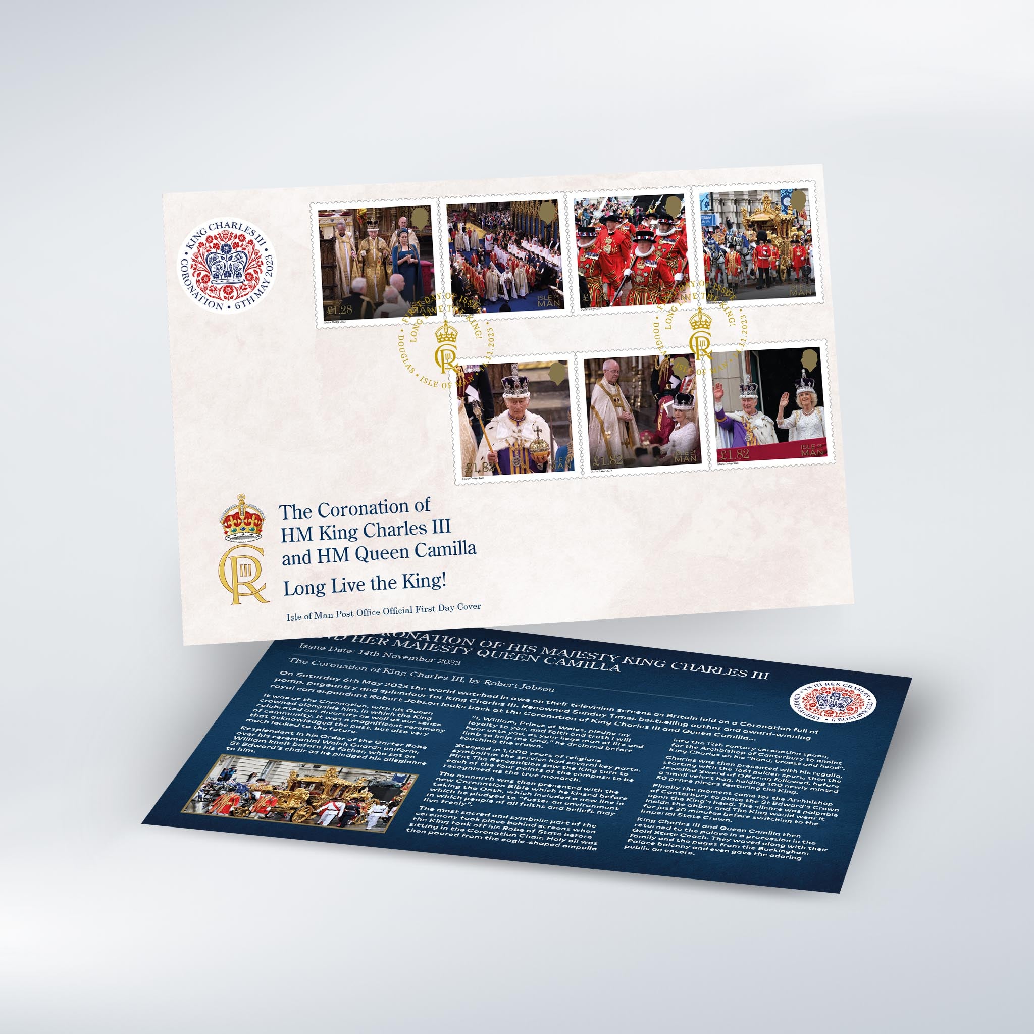 The Coronation of HM King Charles III and HM Queen Camilla - Long Live the King! First Day Cover