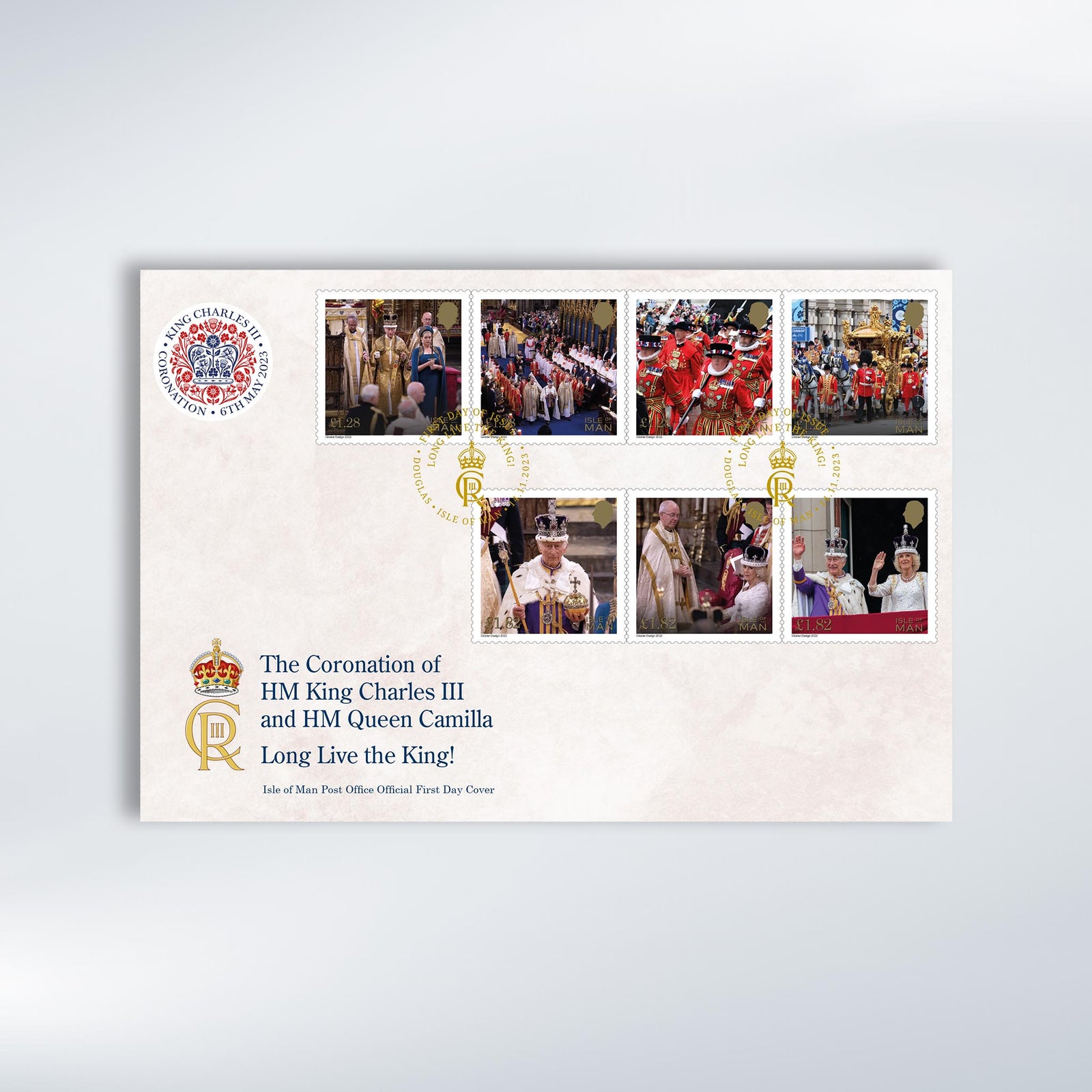 The Coronation of HM King Charles III and HM Queen Camilla - Long Live the King! First Day Cover