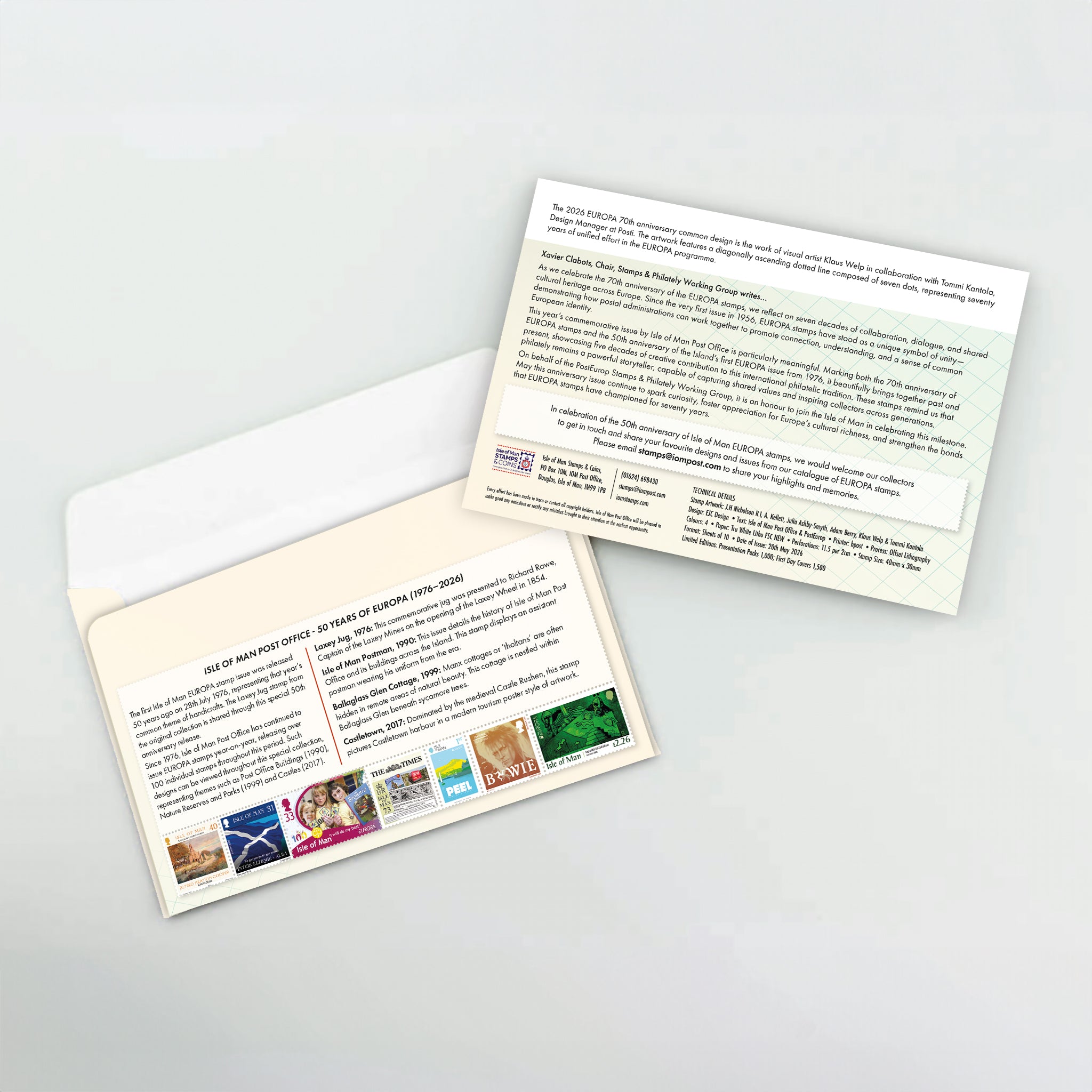 70 Years of Europa -  Europa First Day Cover