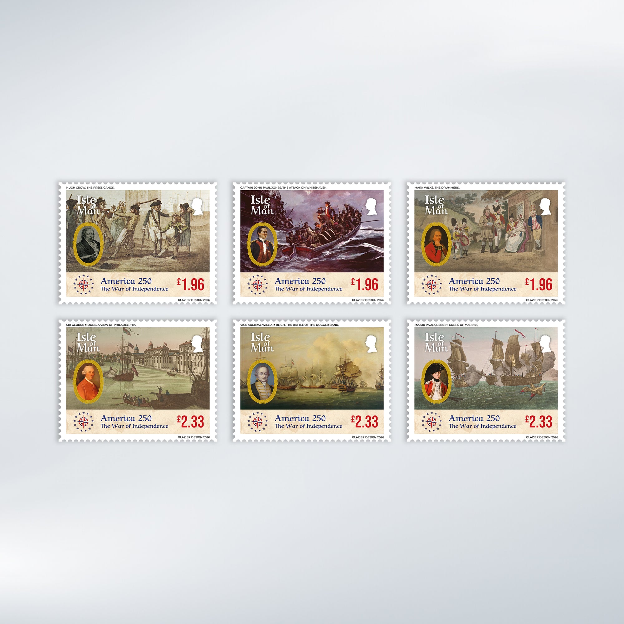 America 250! - The Isle of Man and the American War of Independence Set