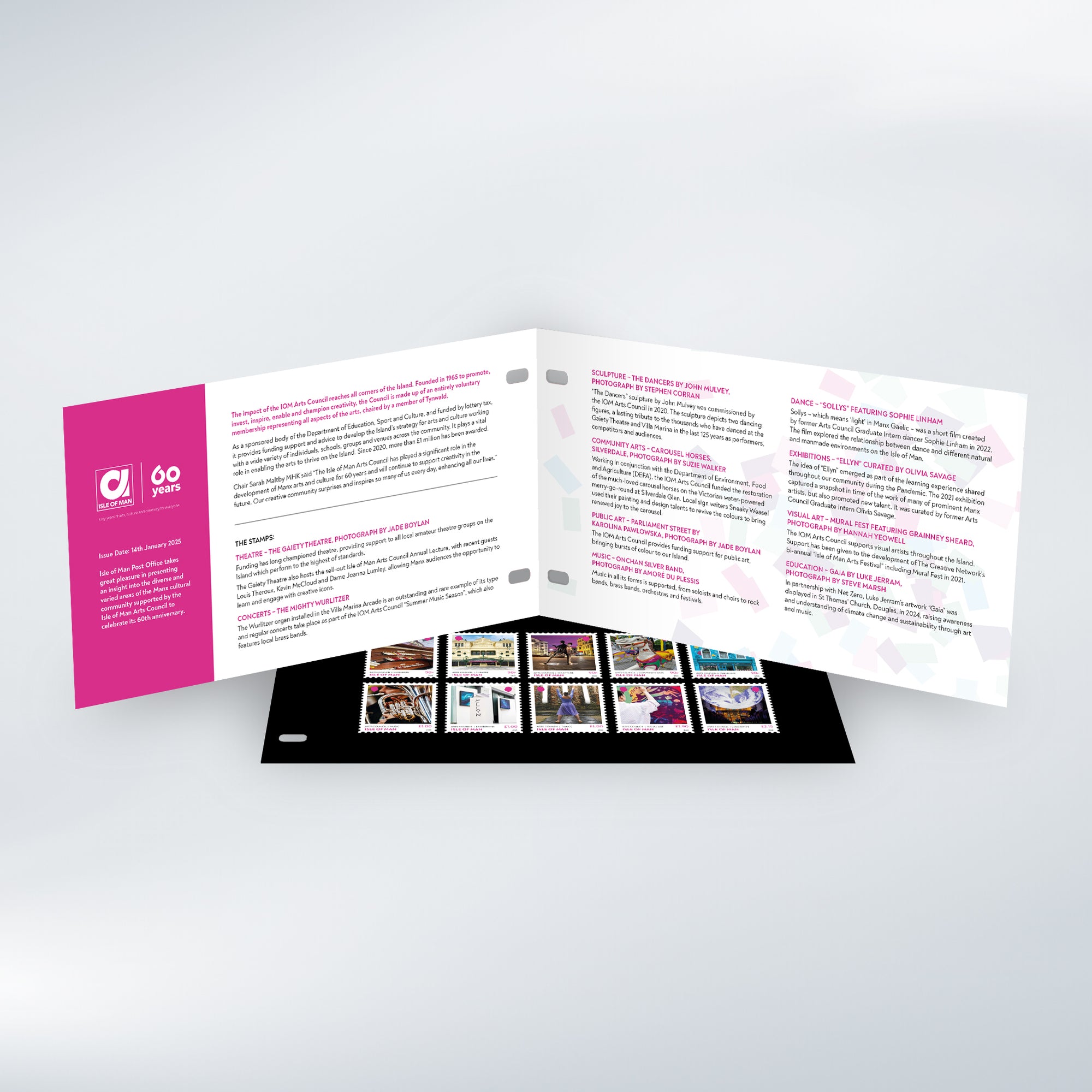 Isle of Man Arts Council 60th Anniversary Presentation Pack