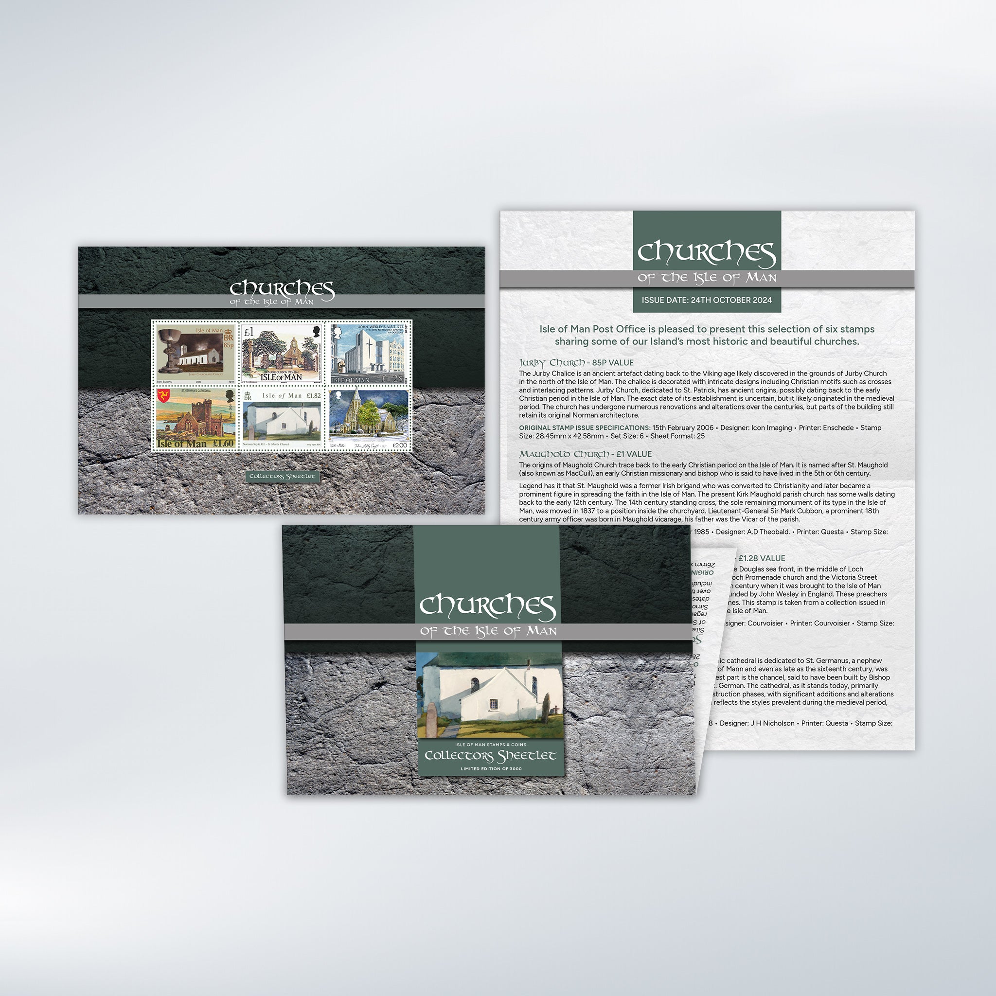 Churches Collectors Sheetlet