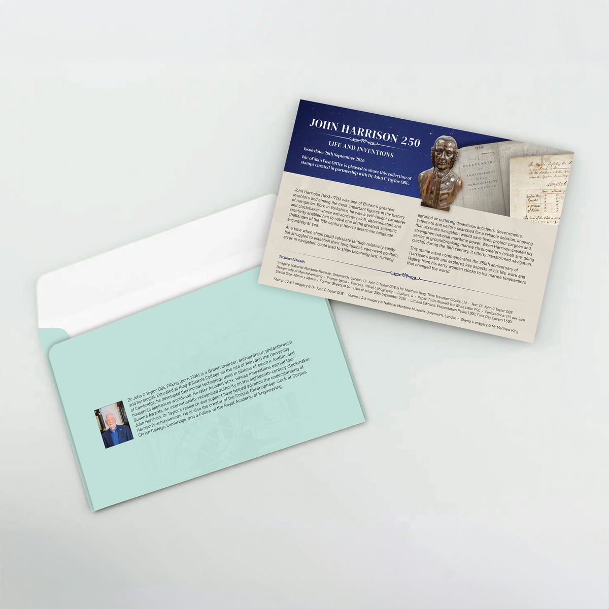 John Harrison Life & Inventions First Day Cover