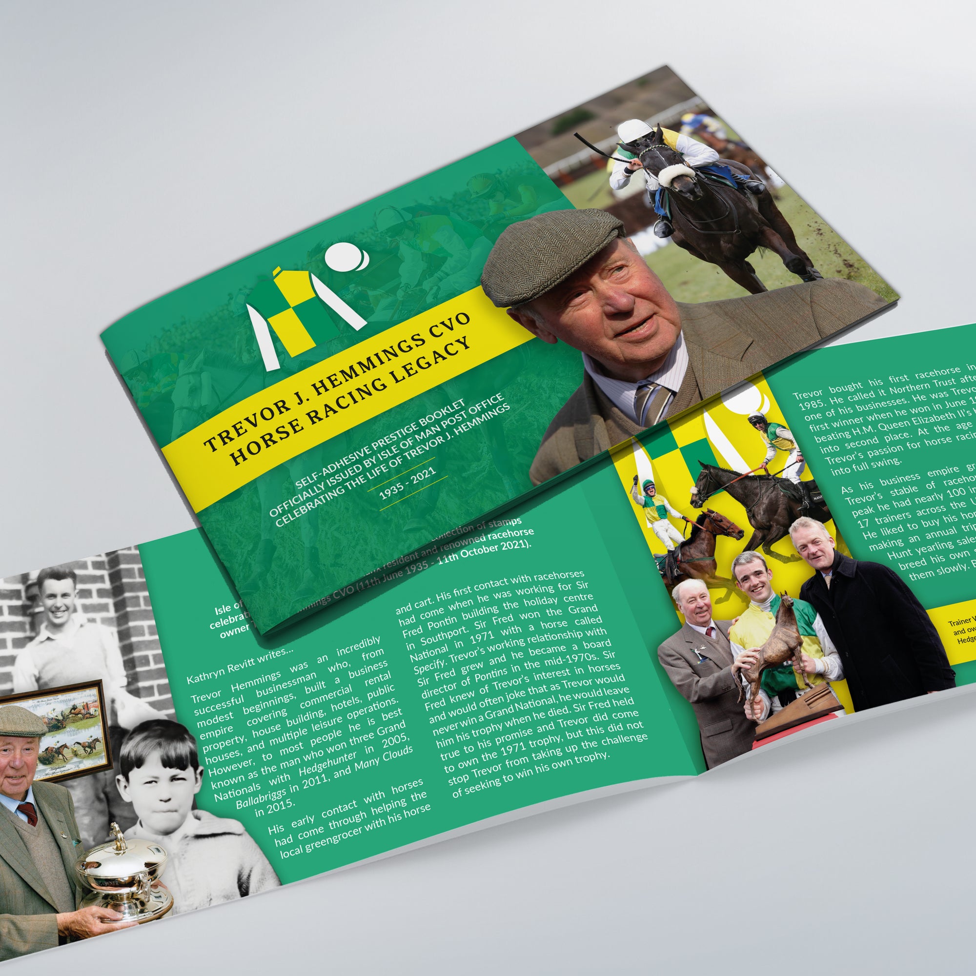 11th June 1935 - 11th October 2021 Trevor Hemmings CVO Prestige Booklet