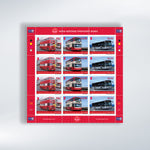 Manx Heritage Transport: Buses & Horse Trams - Buses Stamp Sheet