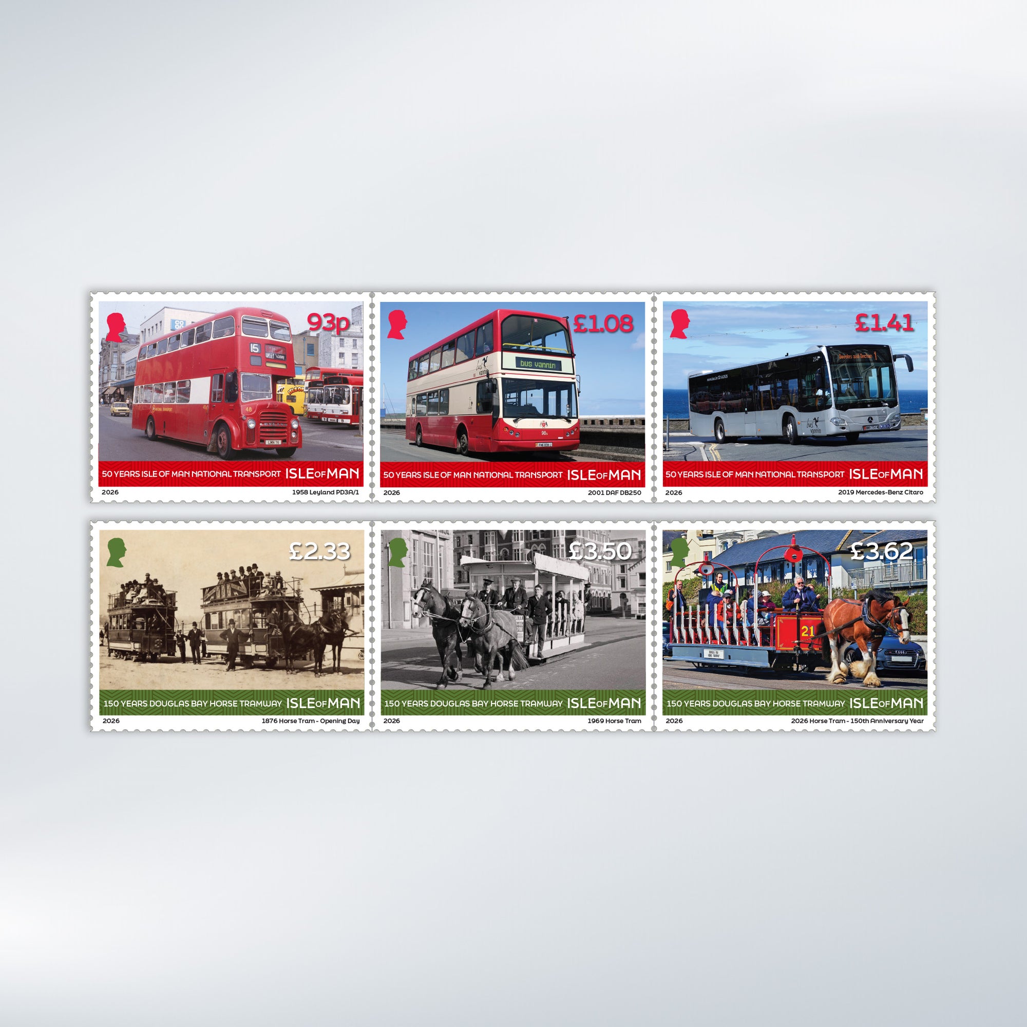 Manx Heritage Transport: Buses & Horse Trams Set