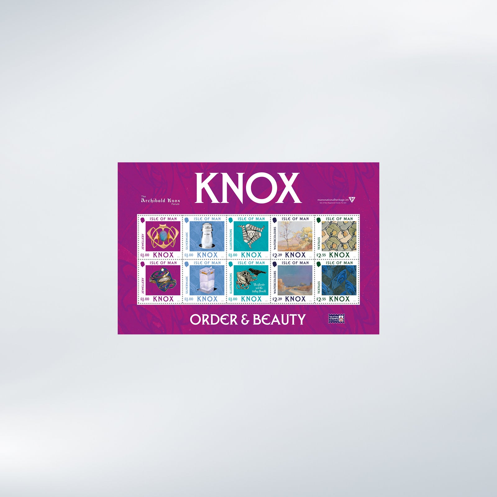 Archibald Knox: Order & Beauty Booklet Pane