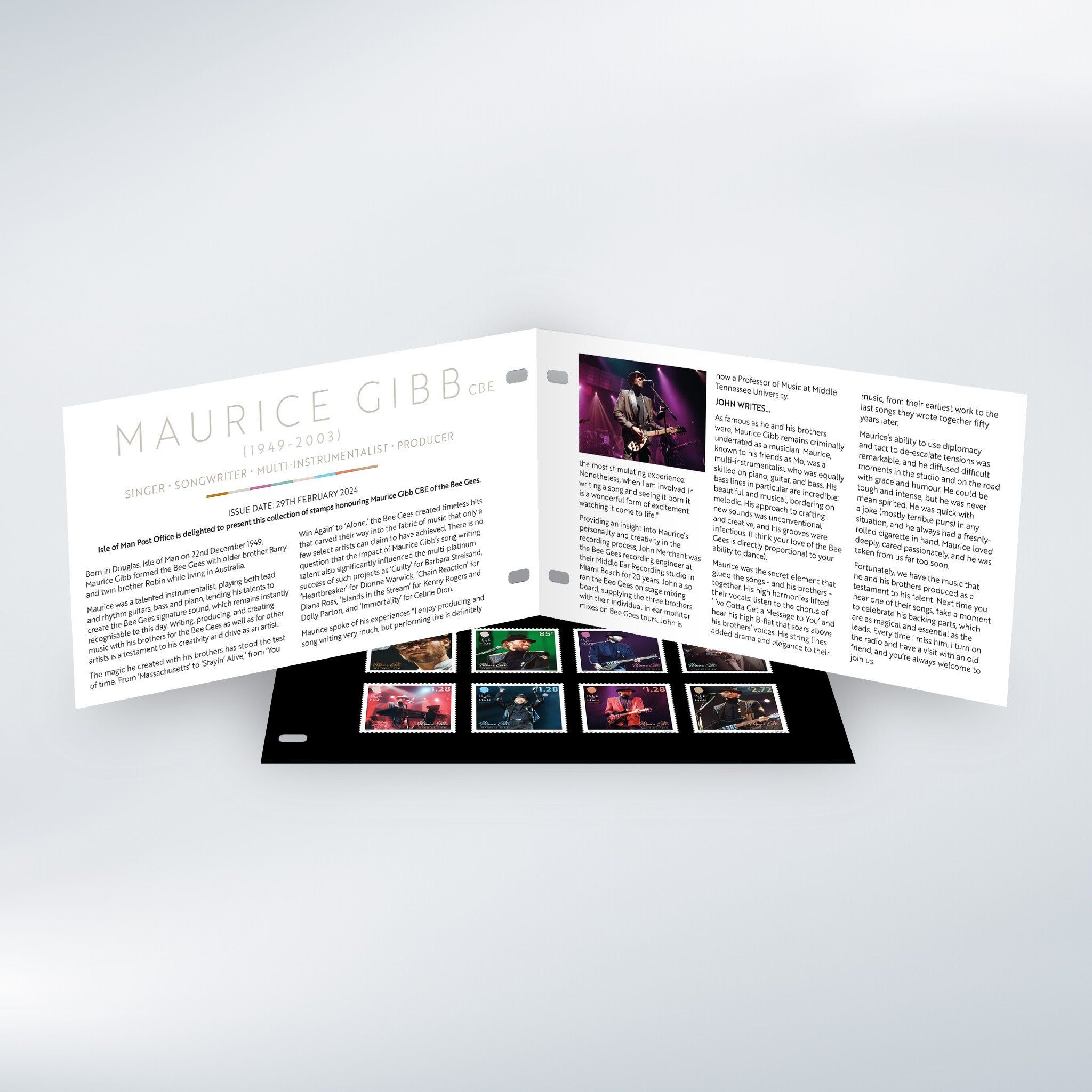 Maurice Gibb CBE Presentation Pack
