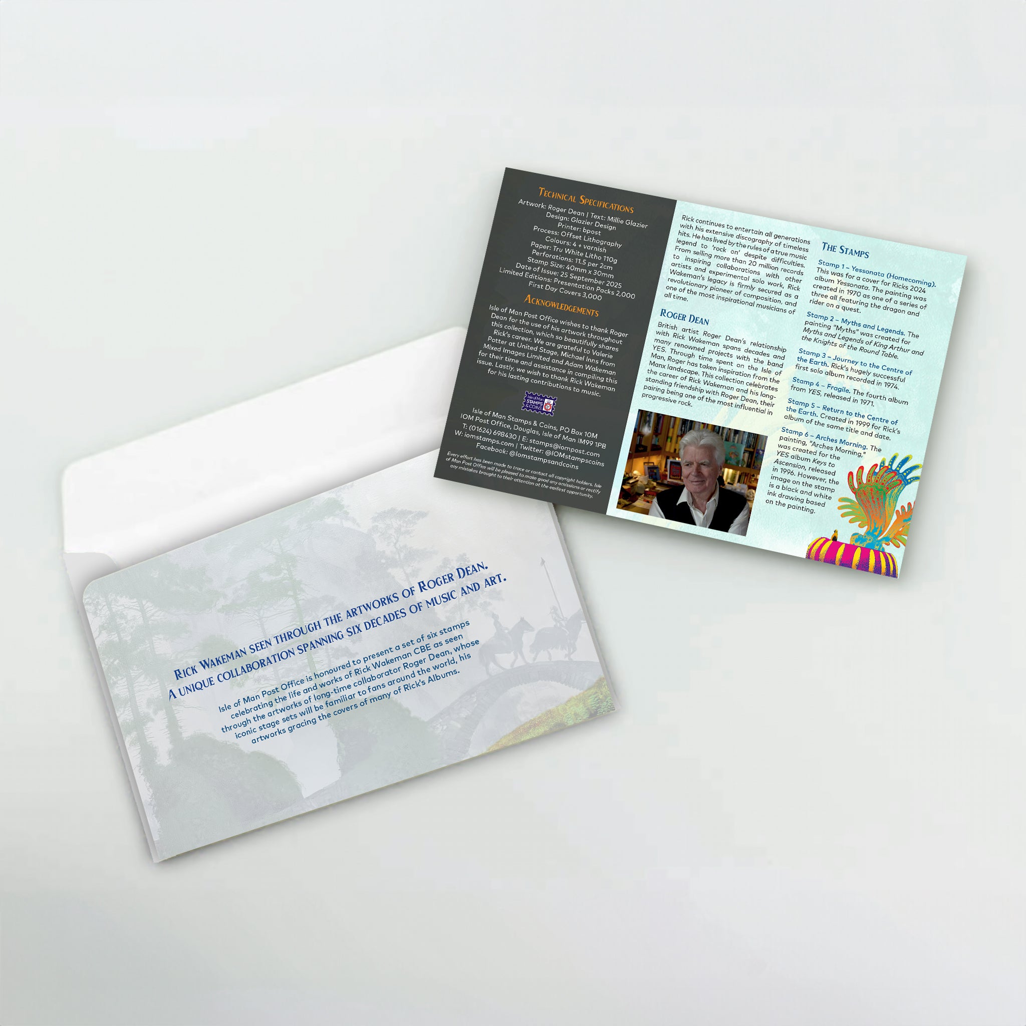 Rick Wakeman by Roger Dean First Day Cover