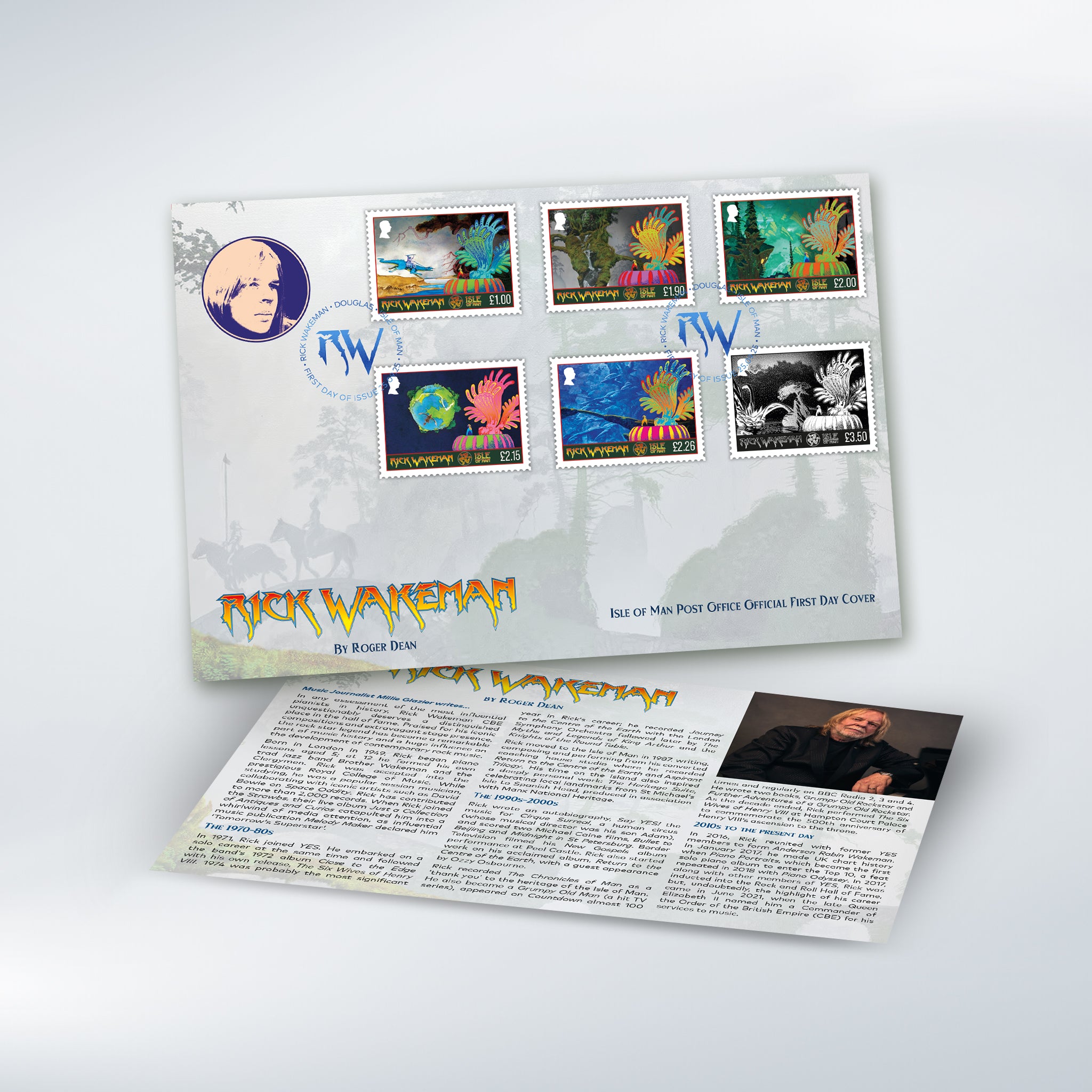 Rick Wakeman by Roger Dean First Day Cover