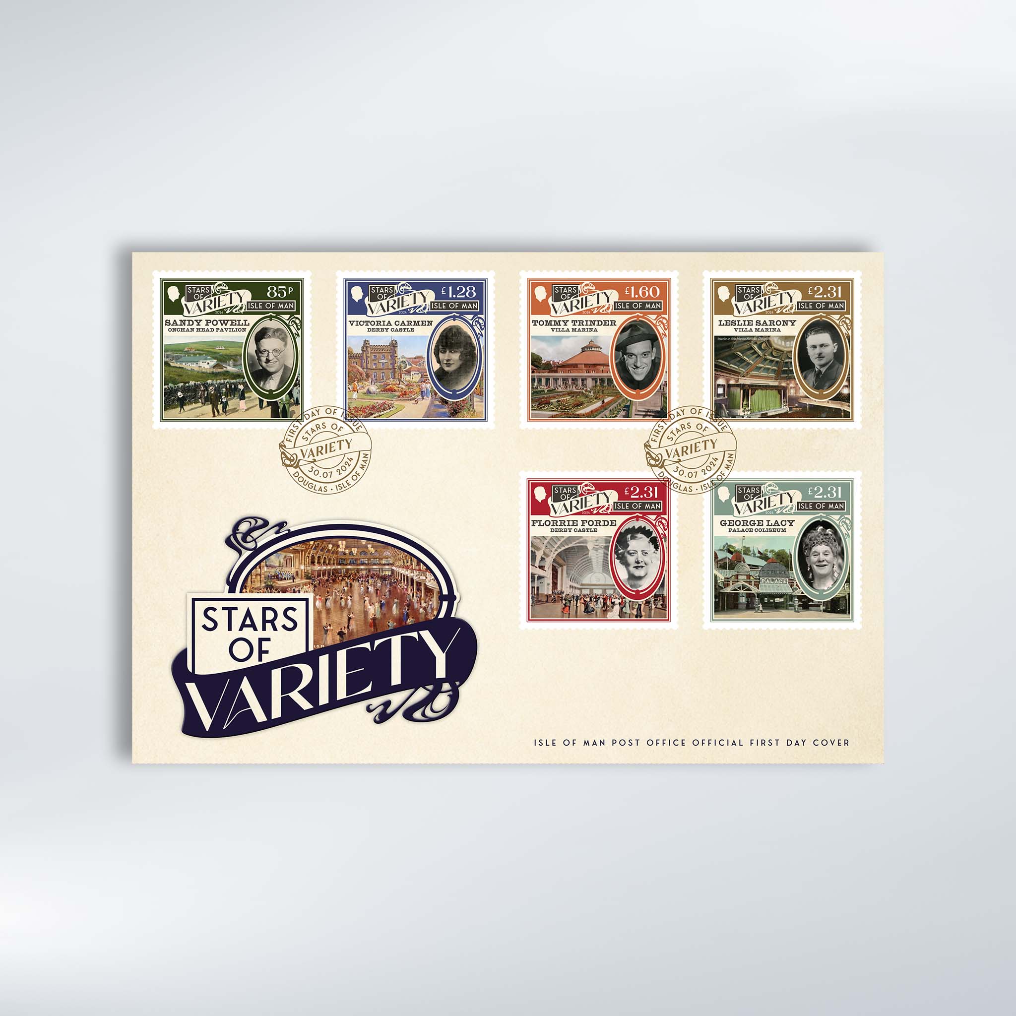 Stars of Variety First Day Cover
