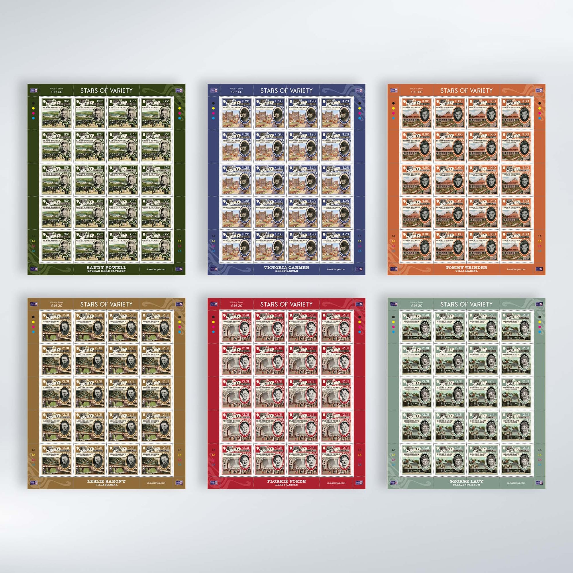 Stars of Variety Set & Sheet Set