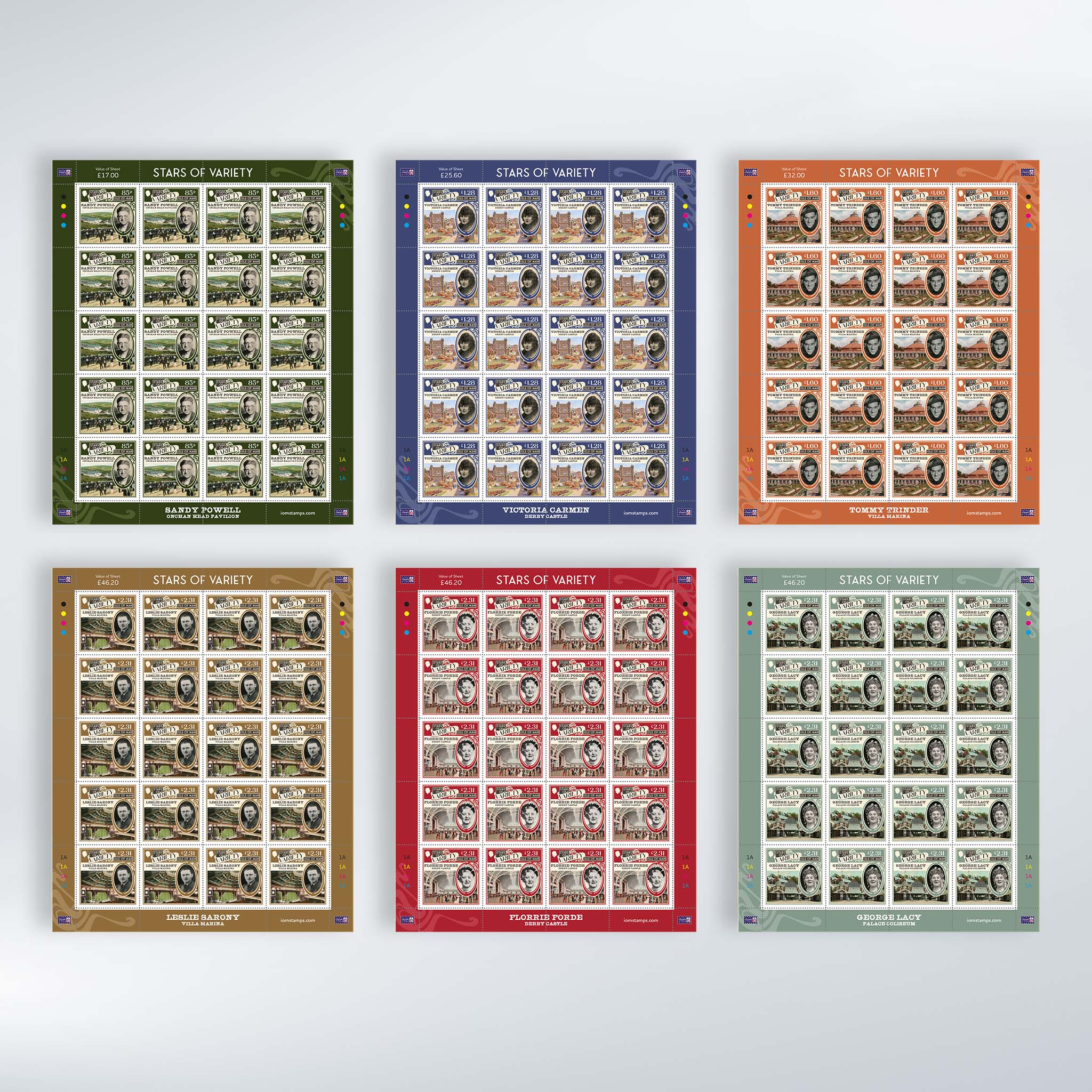 Stars of Variety Set & Sheet Set