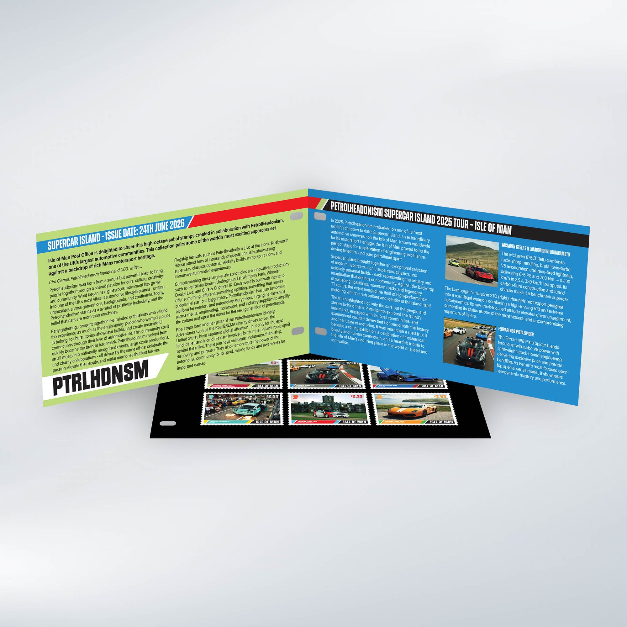 Petrolheadonism - Supercar Island Presentation Pack