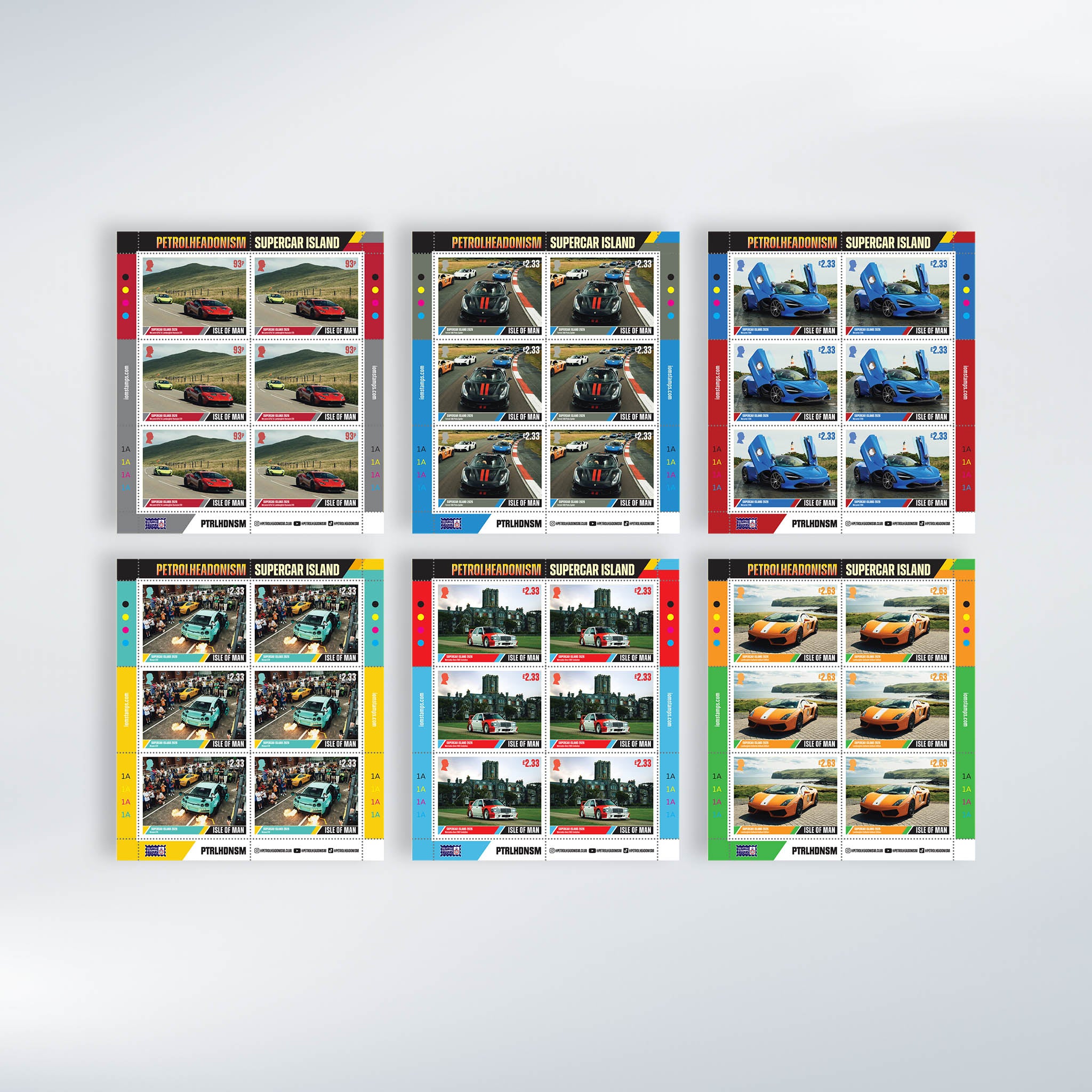 Petrolheadonism - Supercar Island Sheet Set