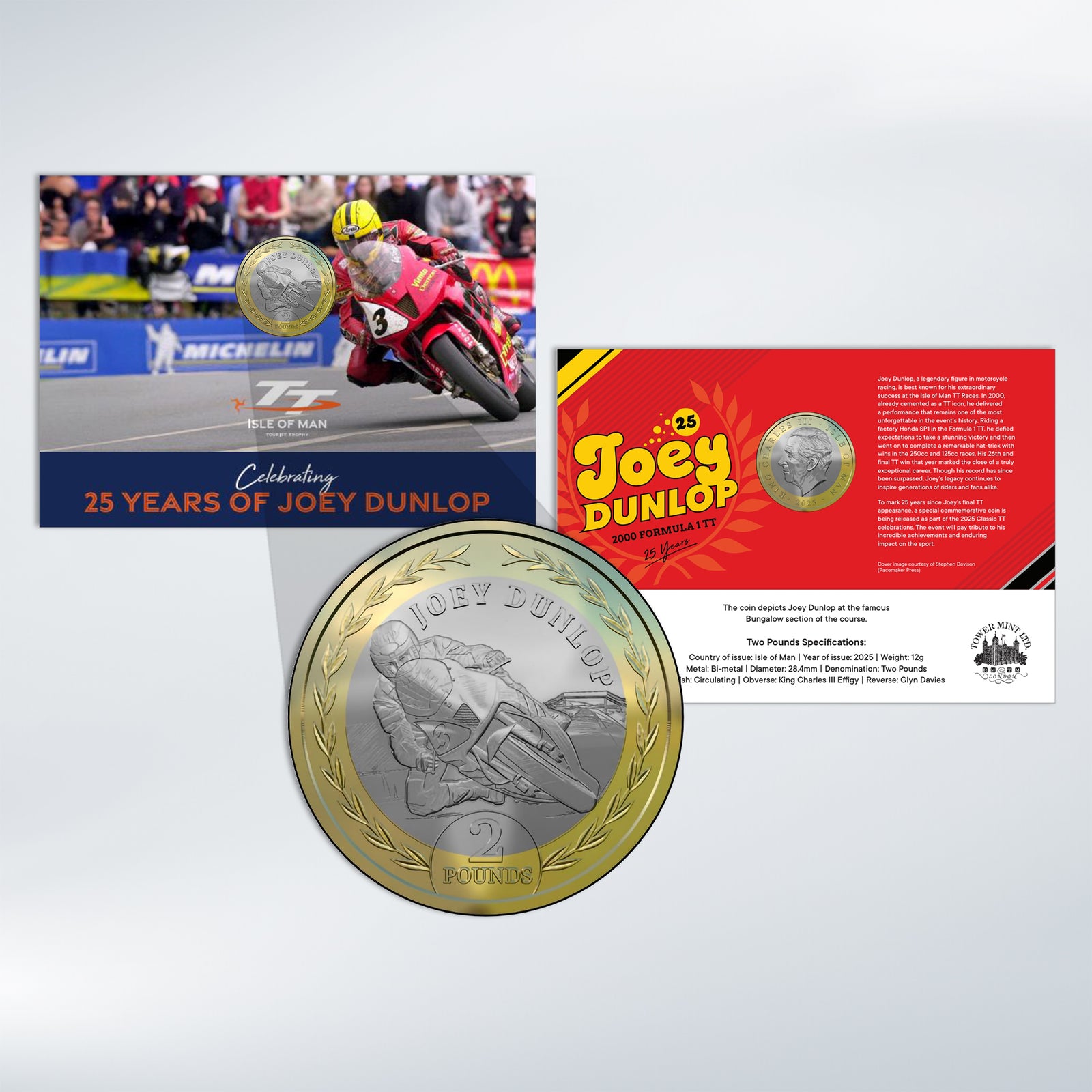 Joey Dunlop 2025 TT Coin