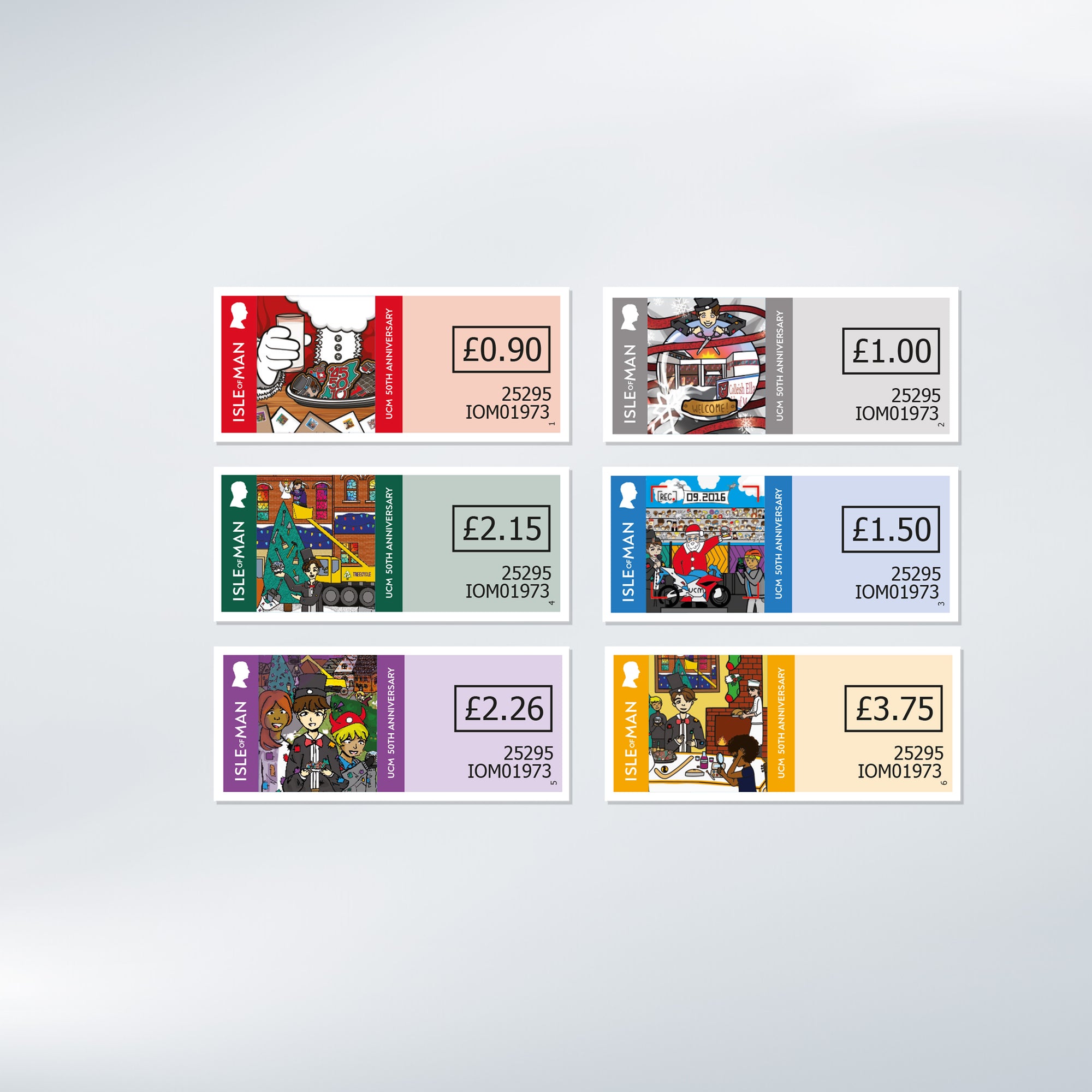 Crank Up Christmas Self-Adhesive Set