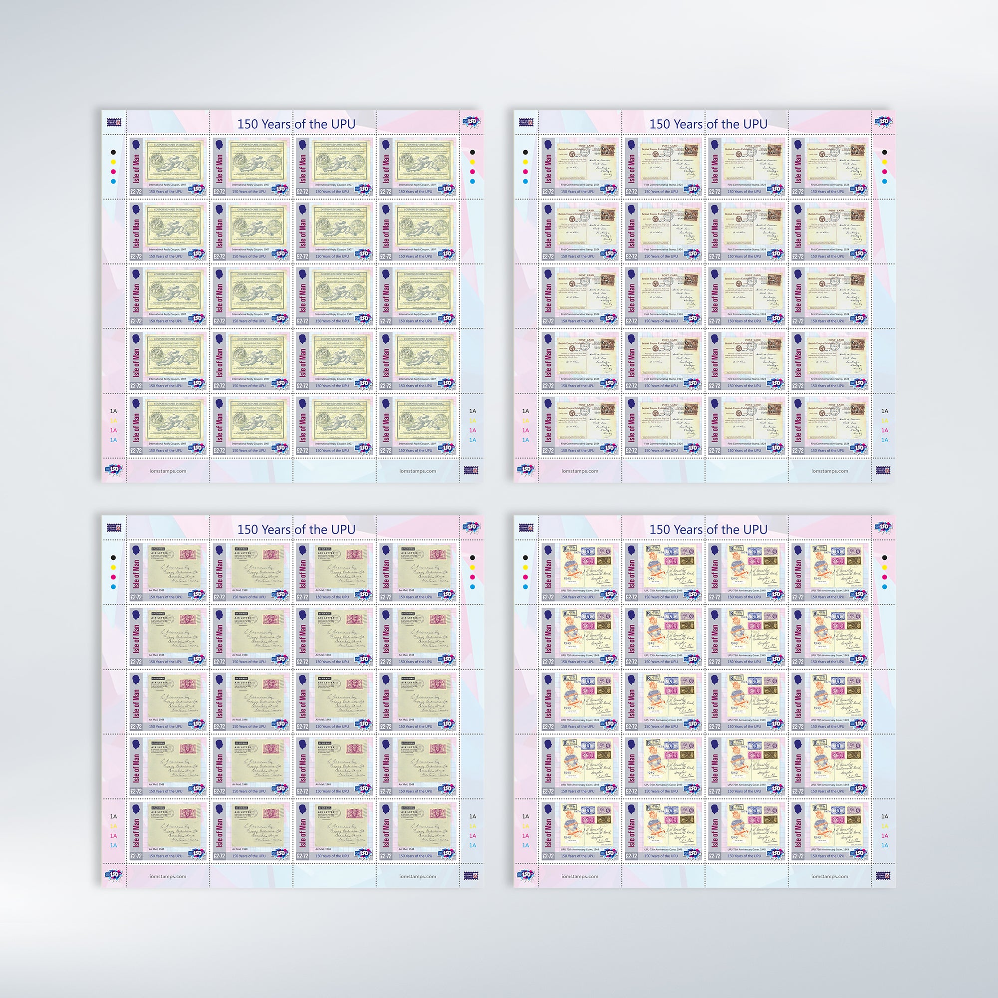 The 150th Anniversary of the UPU Set & Sheet Set