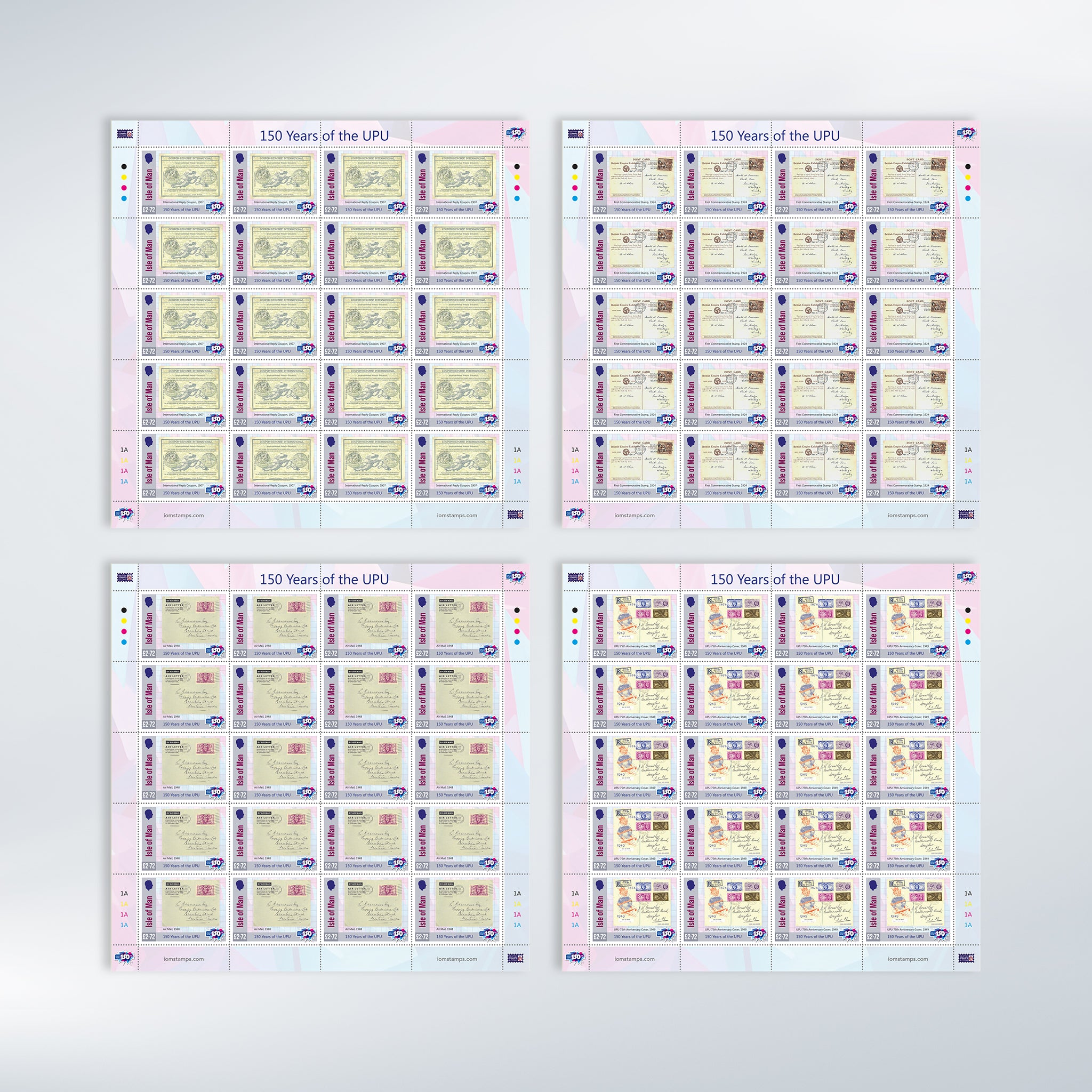The 150th Anniversary of the UPU Set & Sheet Set
