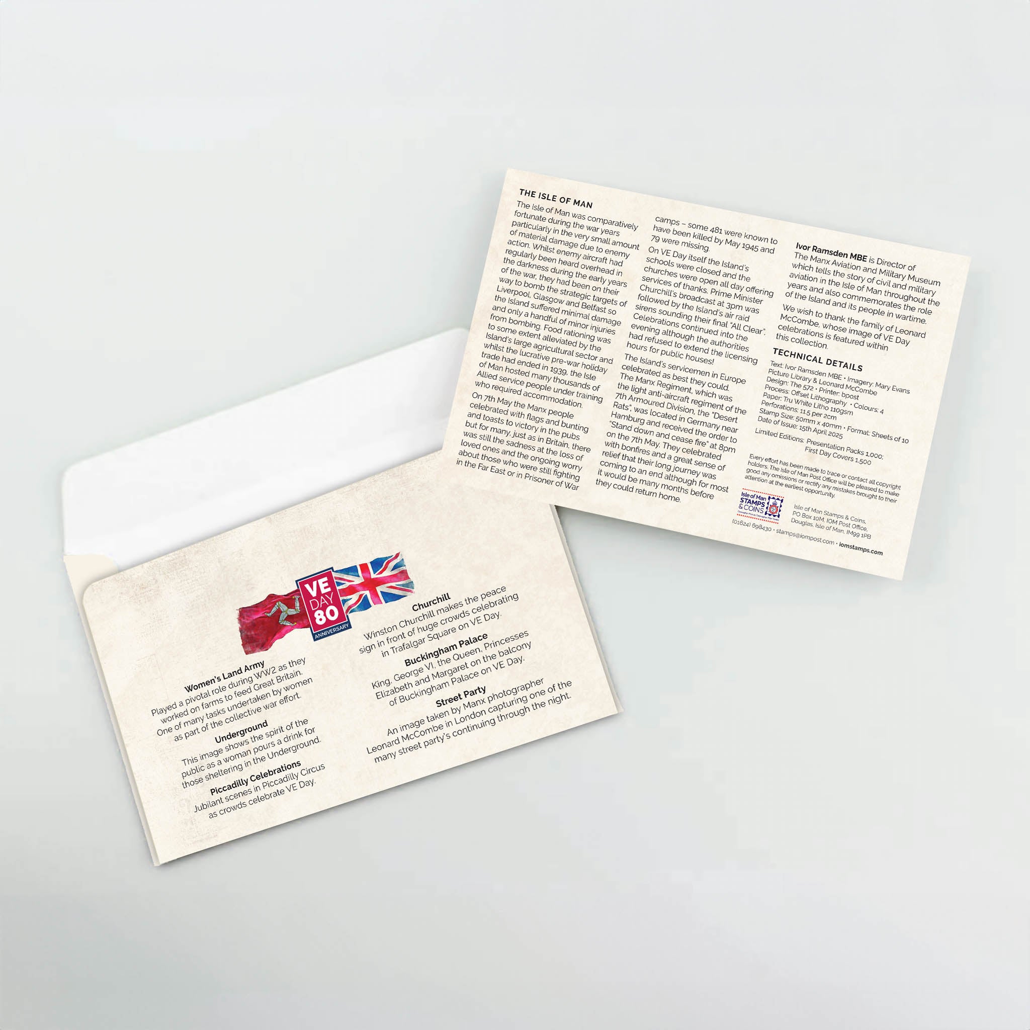 VE Day 80th Anniversary First Day Cover