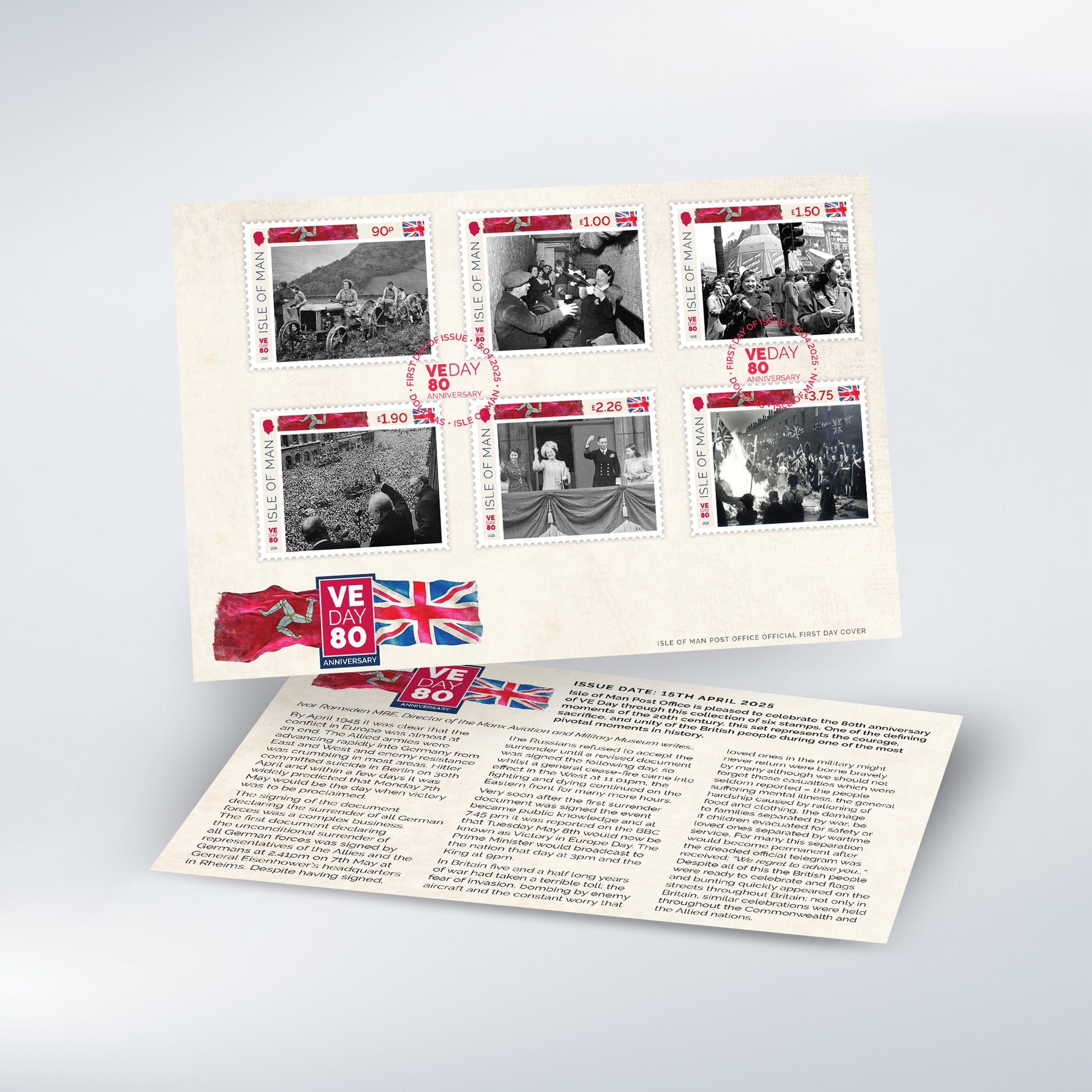 VE Day 80th Anniversary First Day Cover
