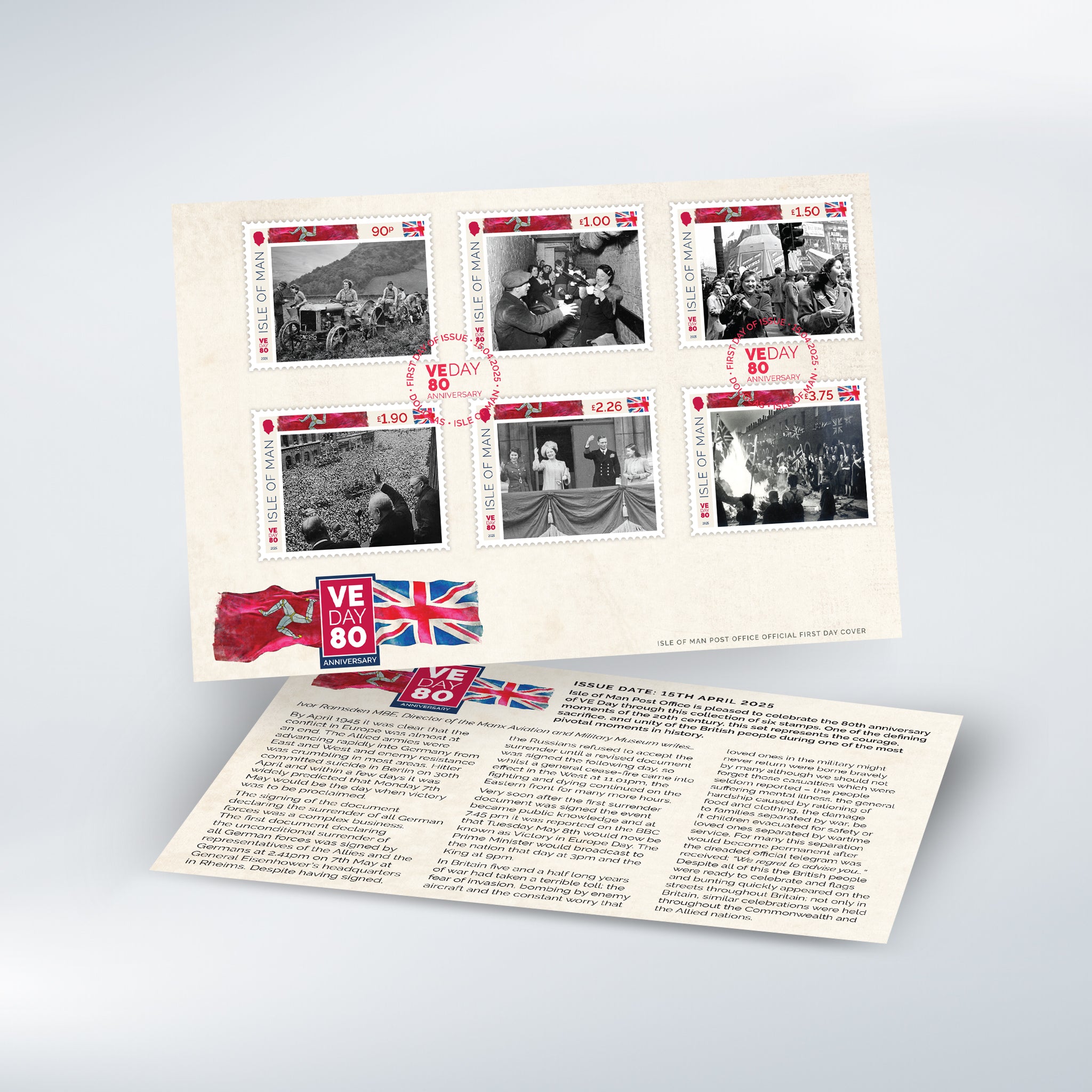 VE Day 80th Anniversary First Day Cover