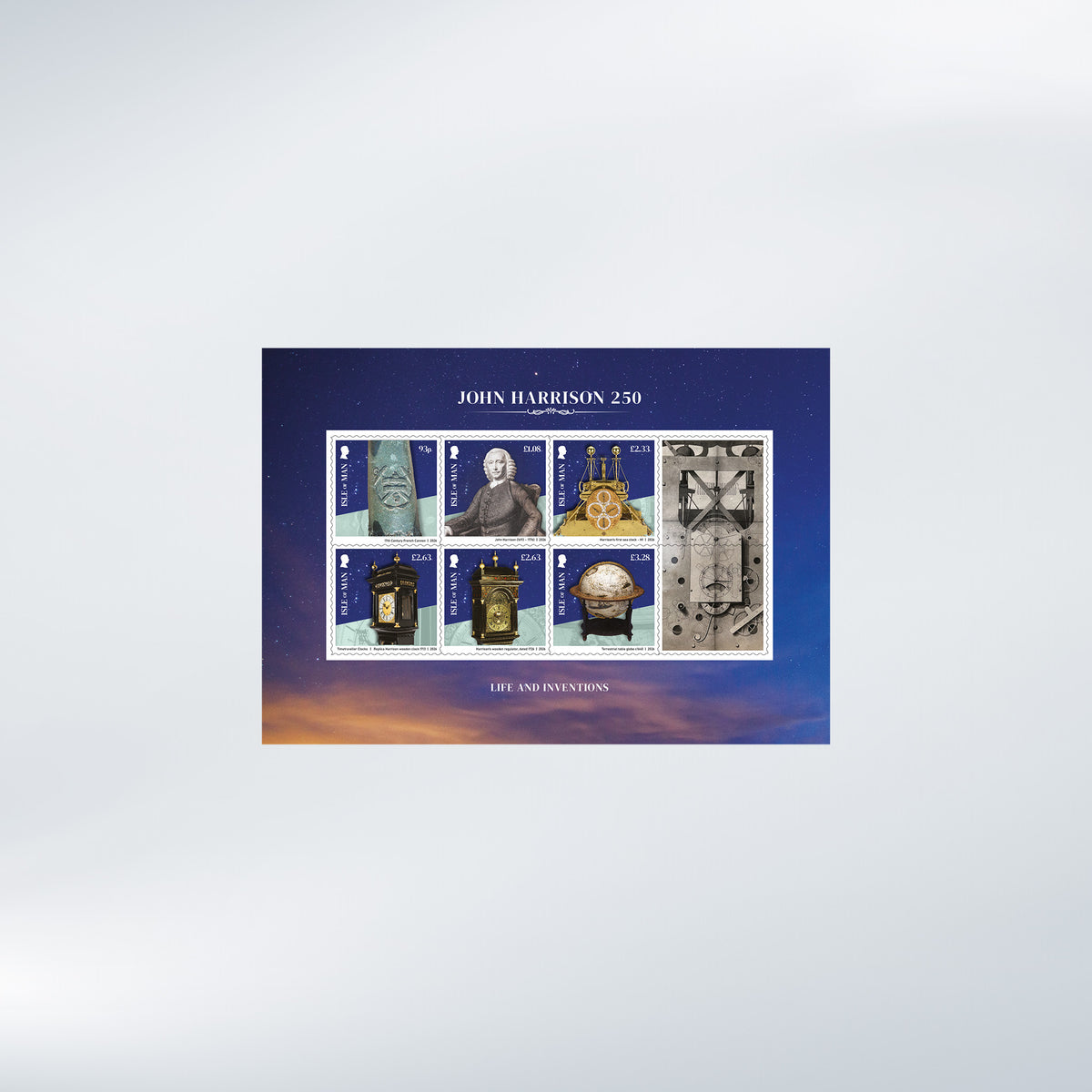 John Harrison Life & Inventions Booklet Pane